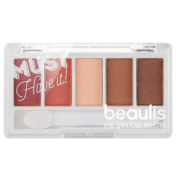 پالت سایه چشم بیولیس 5 رنگ beaulis eyeshadow palette 210 spicy